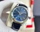 Blue Face Leather Band Replica Omega Seamaster 8900 Aqua Teera 150M  41.5mm Watch (6)_th.jpg